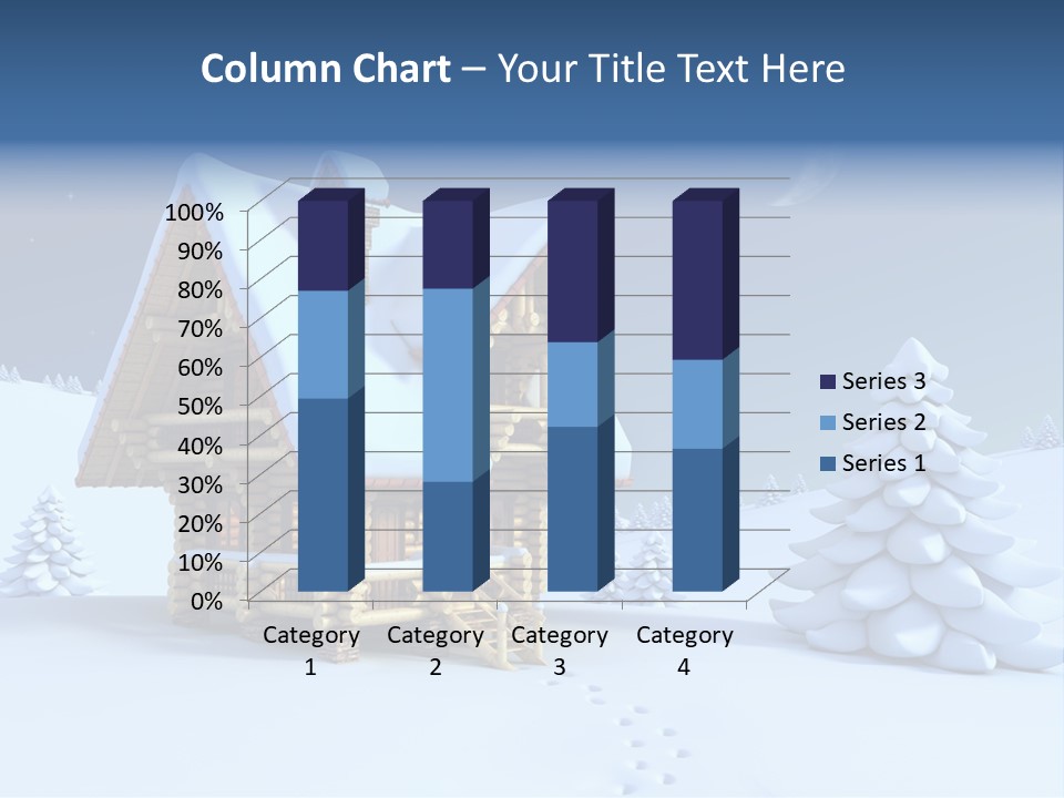 Rural Pine Tree PowerPoint Template