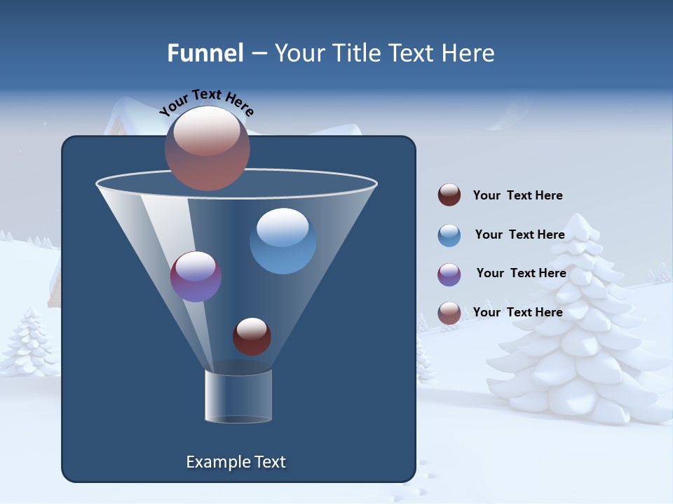 Rural Pine Tree PowerPoint Template