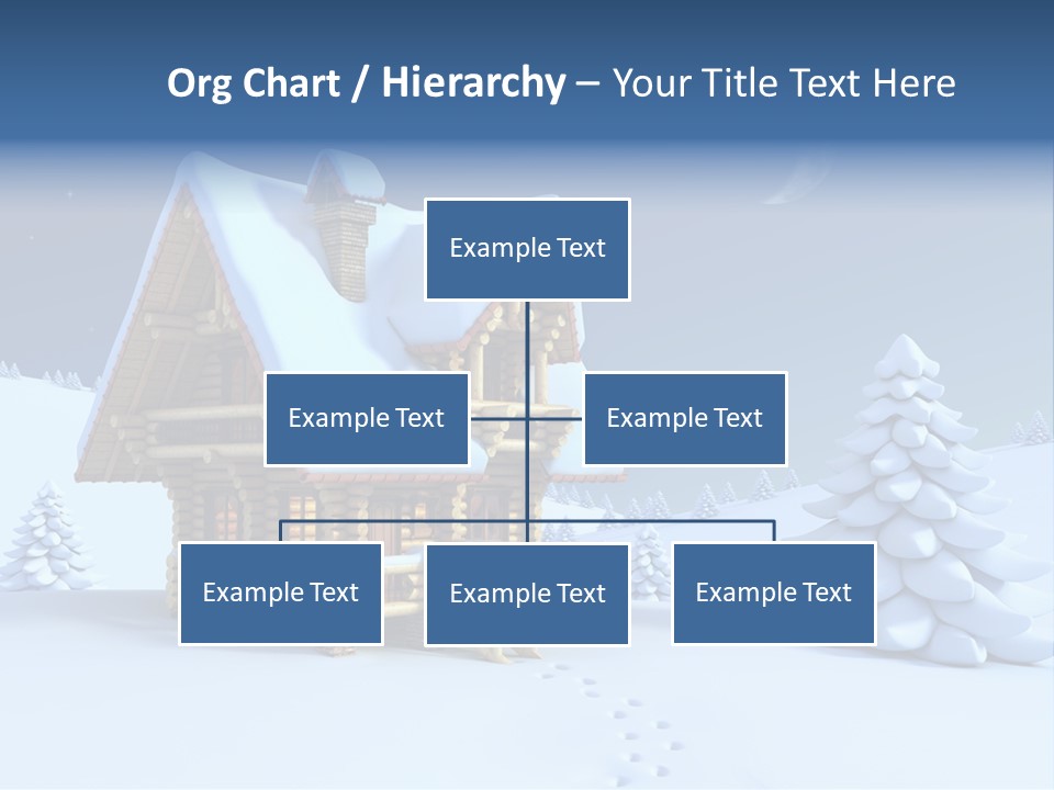 Rural Pine Tree PowerPoint Template