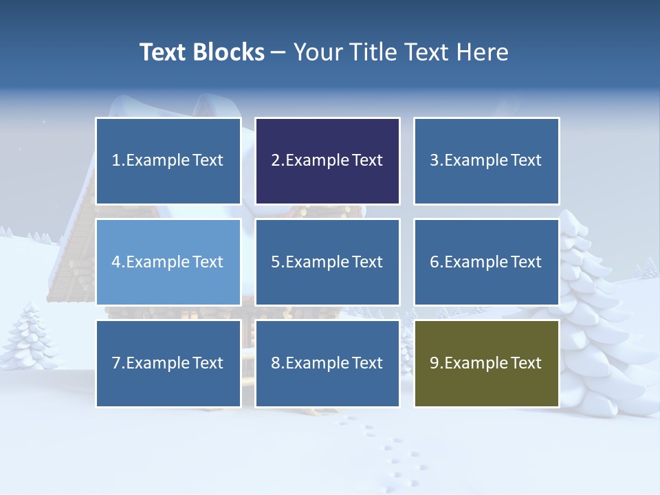 Rural Pine Tree PowerPoint Template