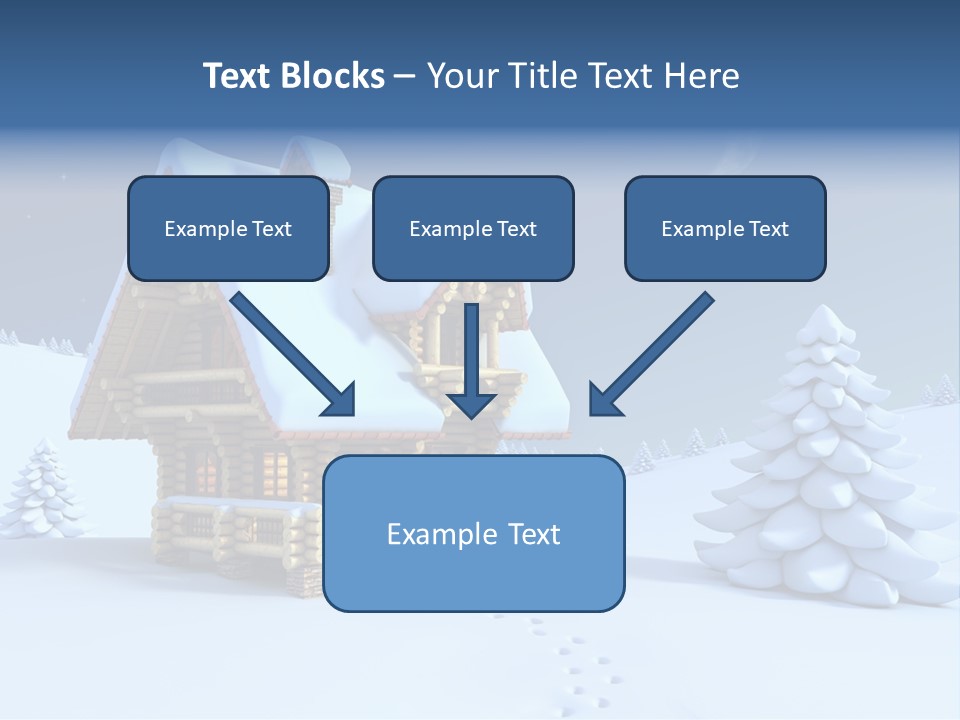 Rural Pine Tree PowerPoint Template