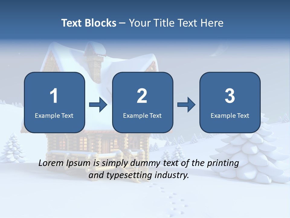Rural Pine Tree PowerPoint Template