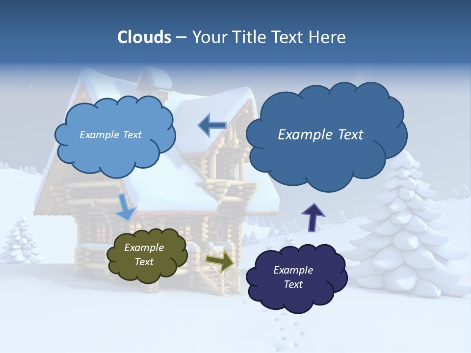 Rural Pine Tree PowerPoint Template