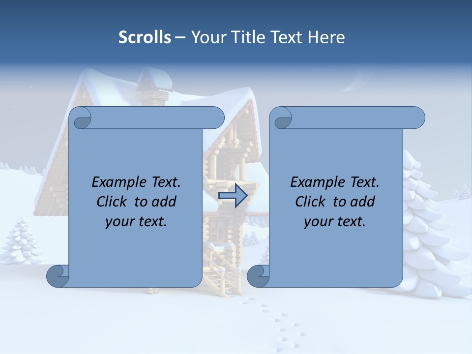 Rural Pine Tree PowerPoint Template