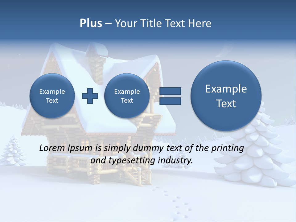 Rural Pine Tree PowerPoint Template