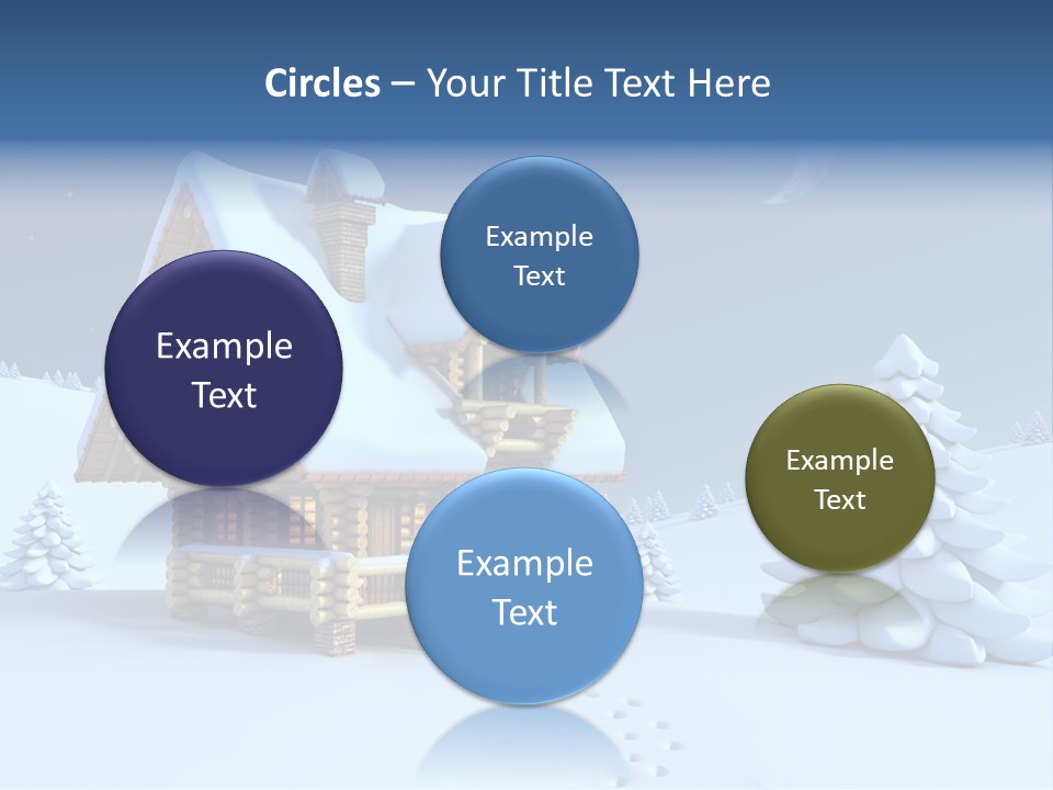 Rural Pine Tree PowerPoint Template