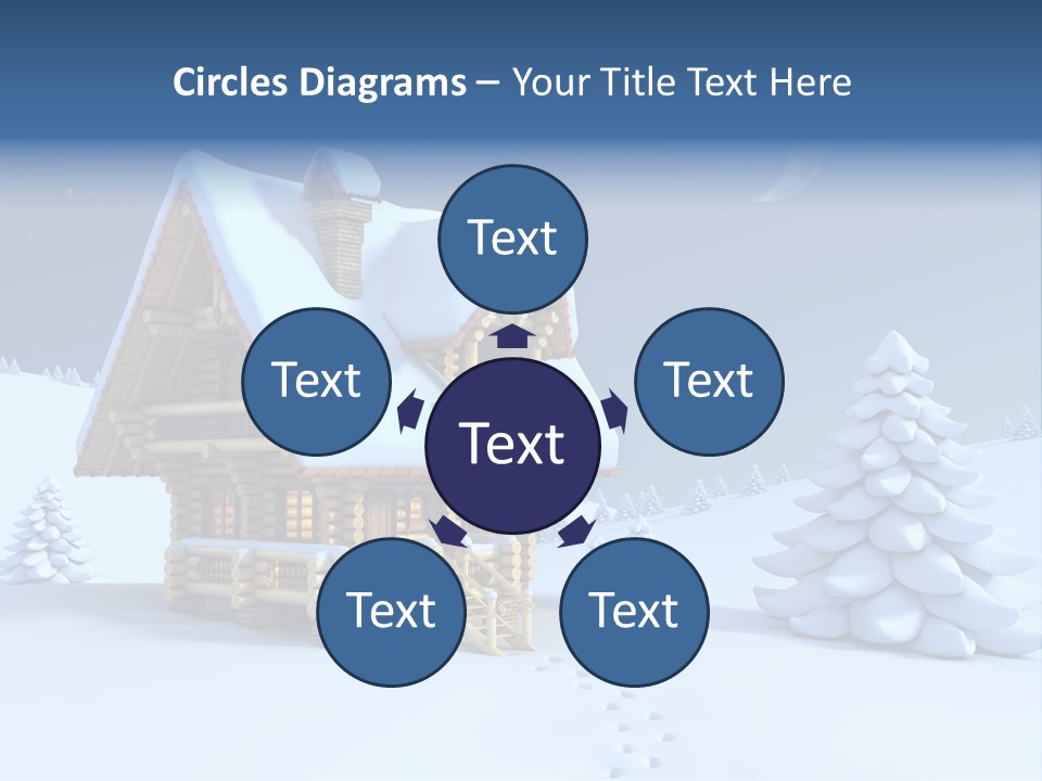 Rural Pine Tree PowerPoint Template