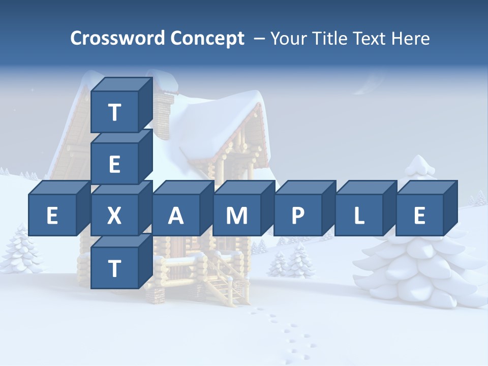 Rural Pine Tree PowerPoint Template