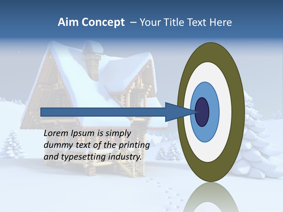 Rural Pine Tree PowerPoint Template