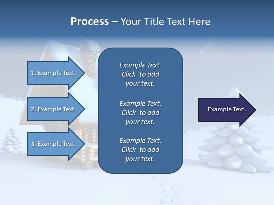 Rural Pine Tree PowerPoint Template
