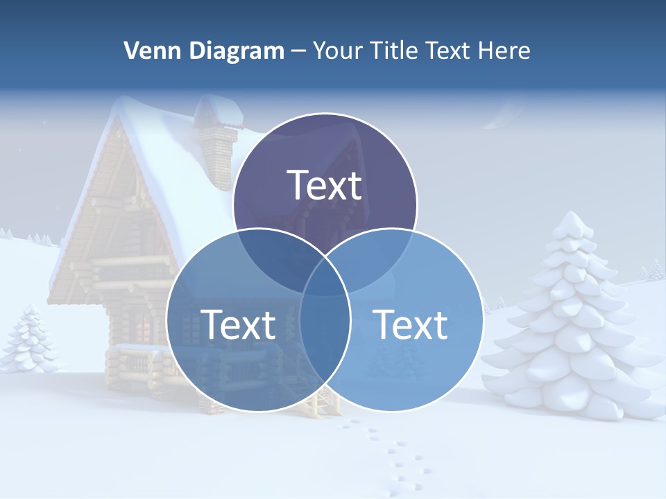 Rural Pine Tree PowerPoint Template