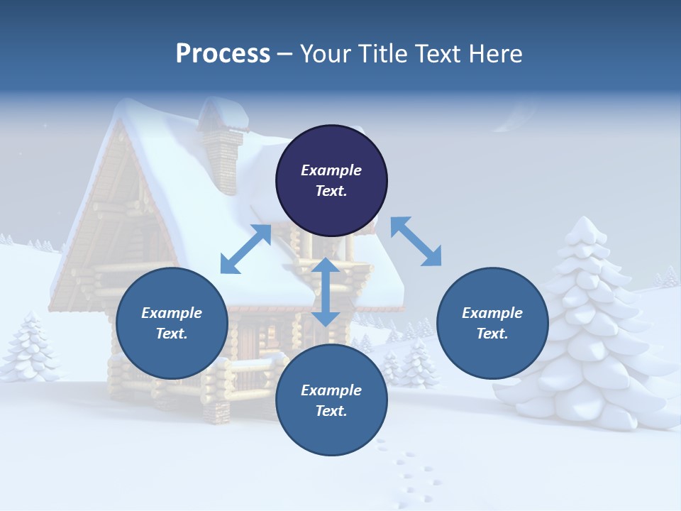 Rural Pine Tree PowerPoint Template
