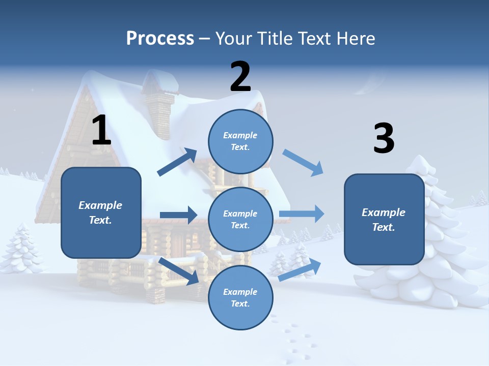 Rural Pine Tree PowerPoint Template