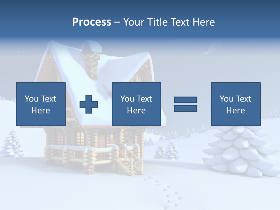 Rural Pine Tree PowerPoint Template
