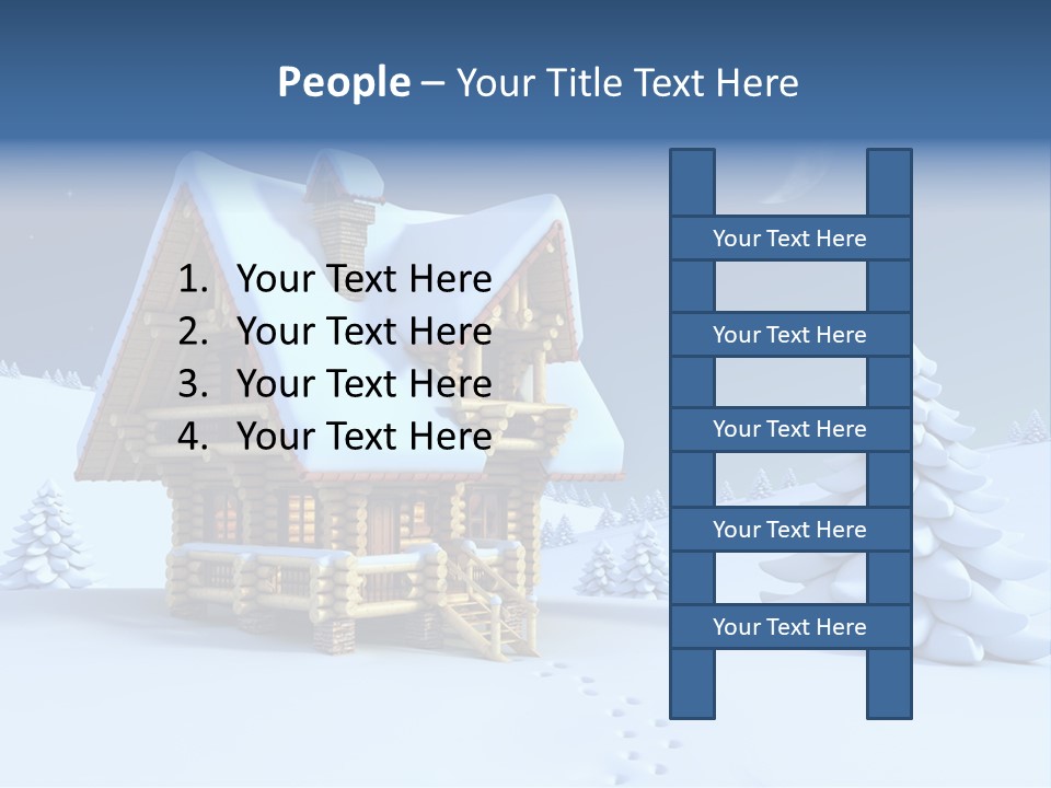 Rural Pine Tree PowerPoint Template