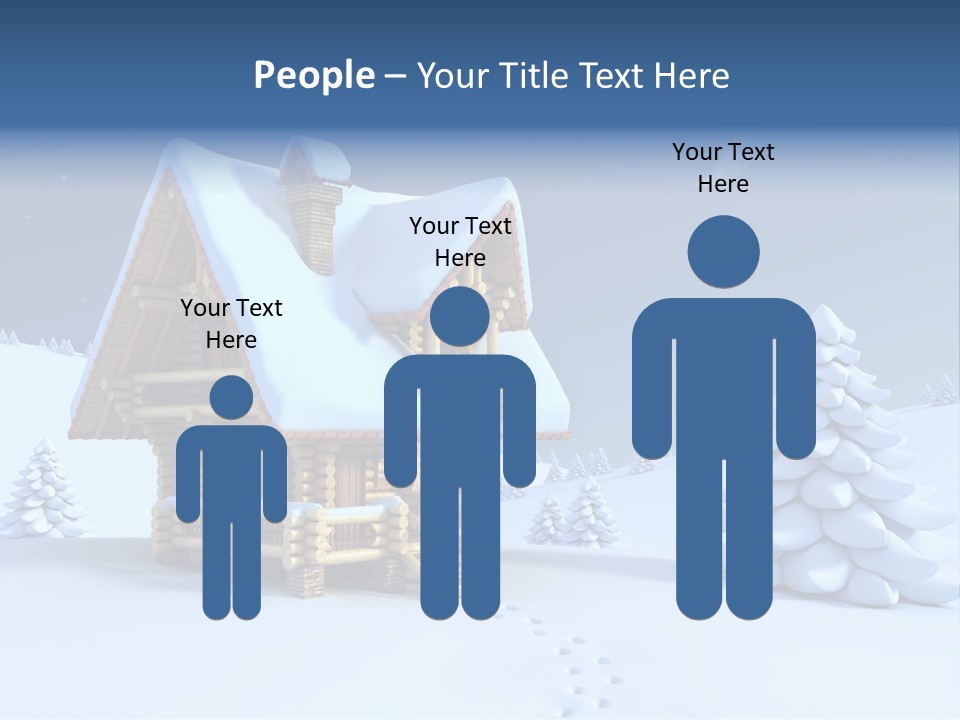 Rural Pine Tree PowerPoint Template
