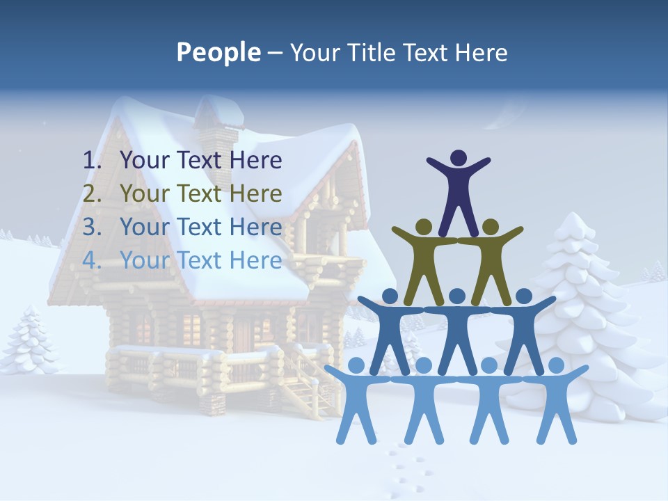 Rural Pine Tree PowerPoint Template