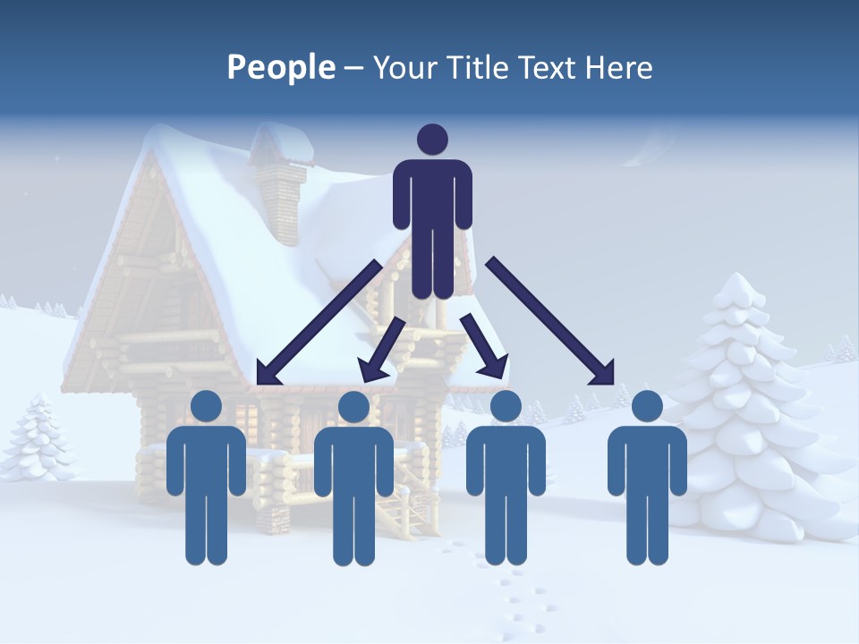 Rural Pine Tree PowerPoint Template