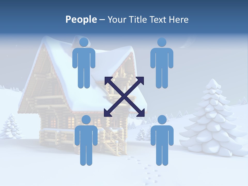 Rural Pine Tree PowerPoint Template