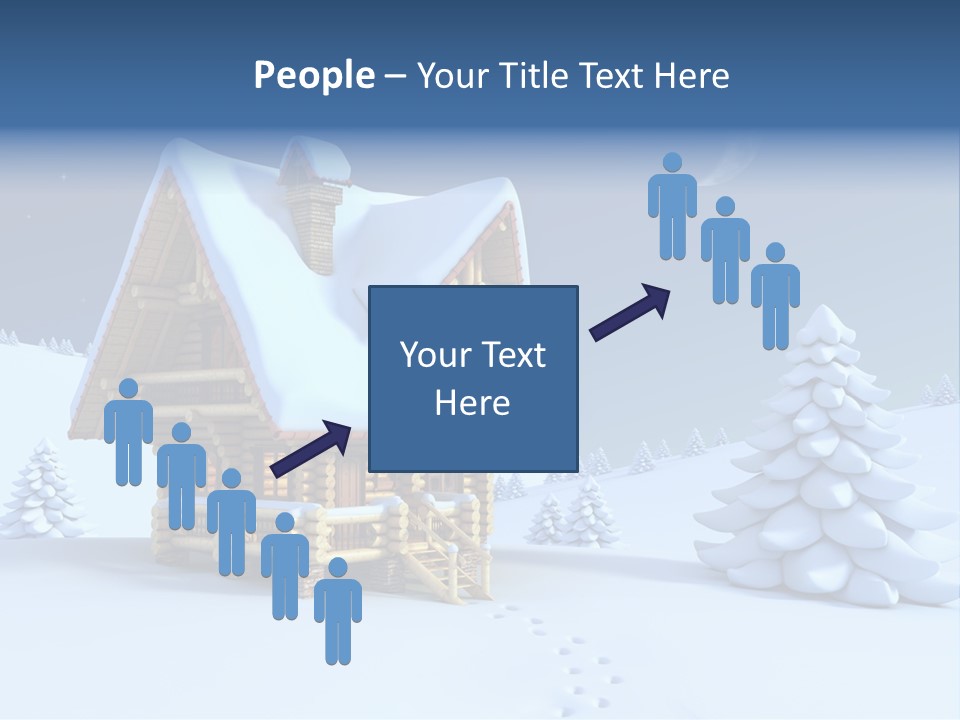 Rural Pine Tree PowerPoint Template