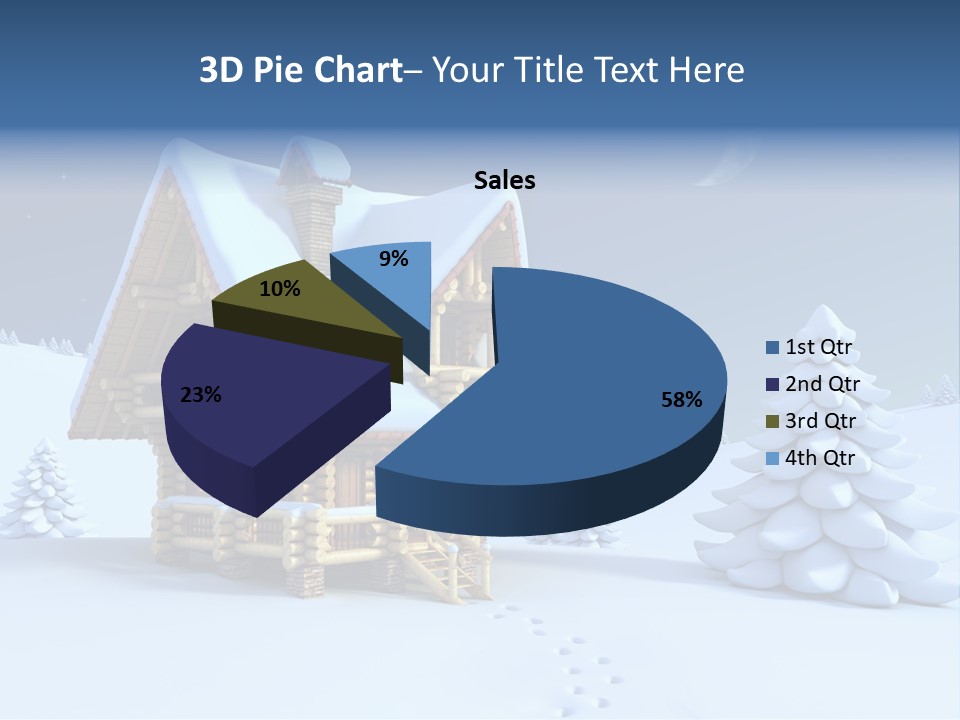 Rural Pine Tree PowerPoint Template