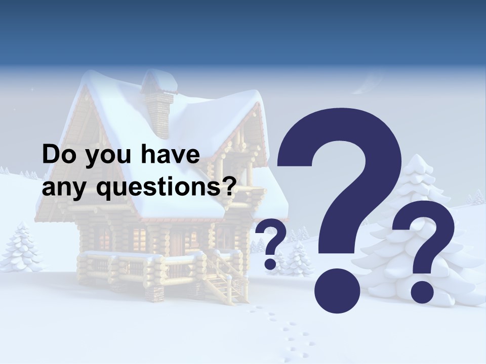 Rural Pine Tree PowerPoint Template