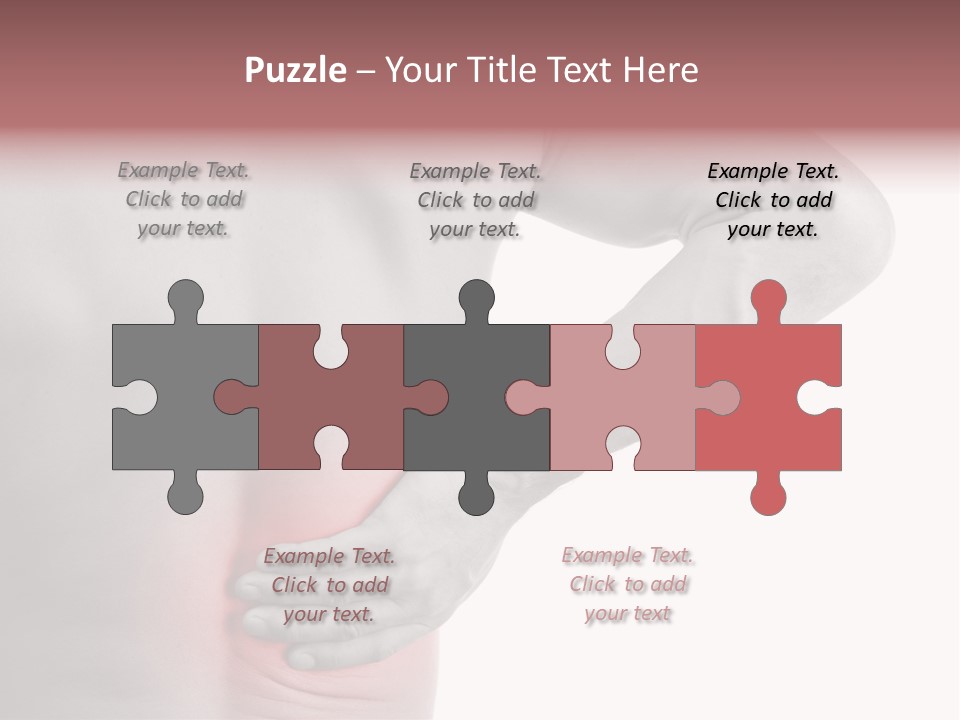 Shoulder Muscular Backache PowerPoint Template