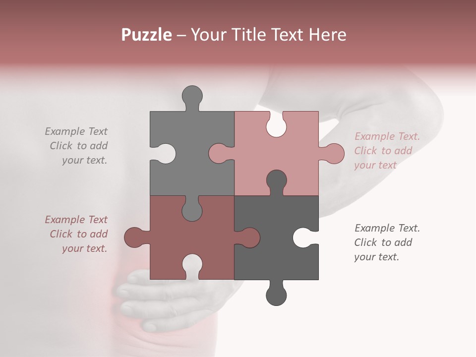 Shoulder Muscular Backache PowerPoint Template