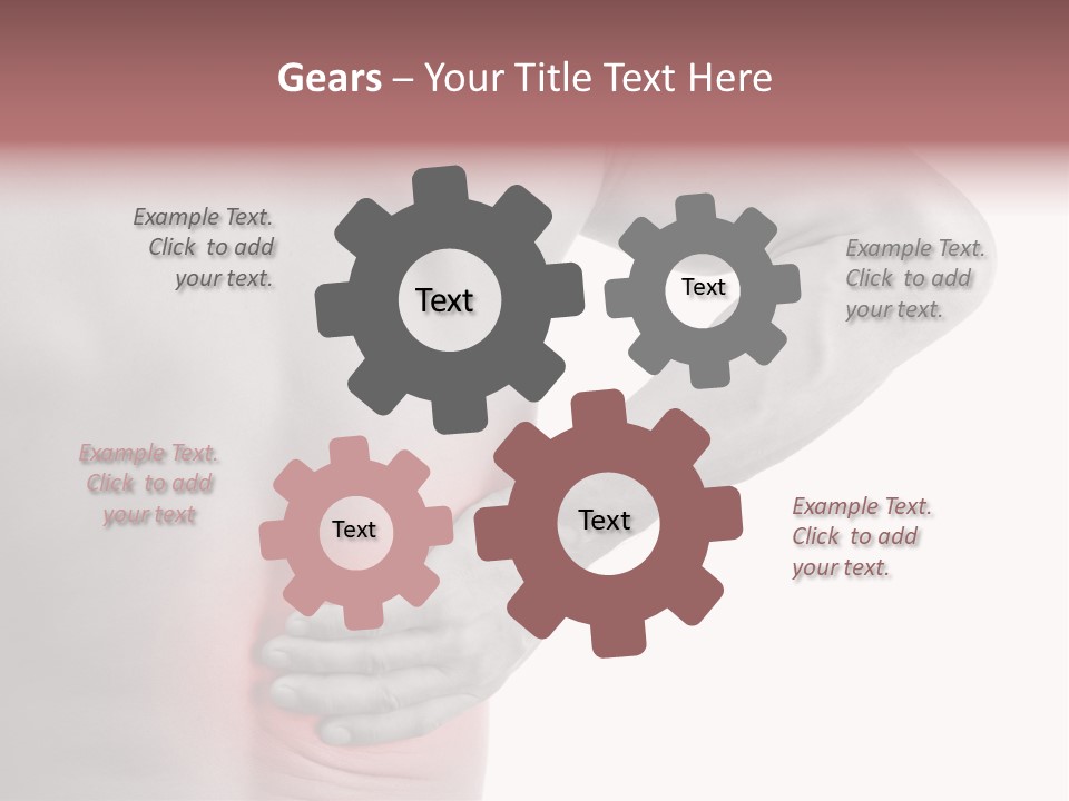 Shoulder Muscular Backache PowerPoint Template