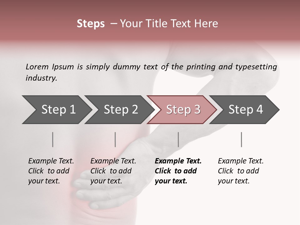 Shoulder Muscular Backache PowerPoint Template