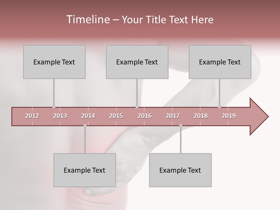 Shoulder Muscular Backache PowerPoint Template