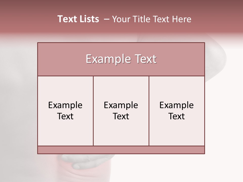 Shoulder Muscular Backache PowerPoint Template