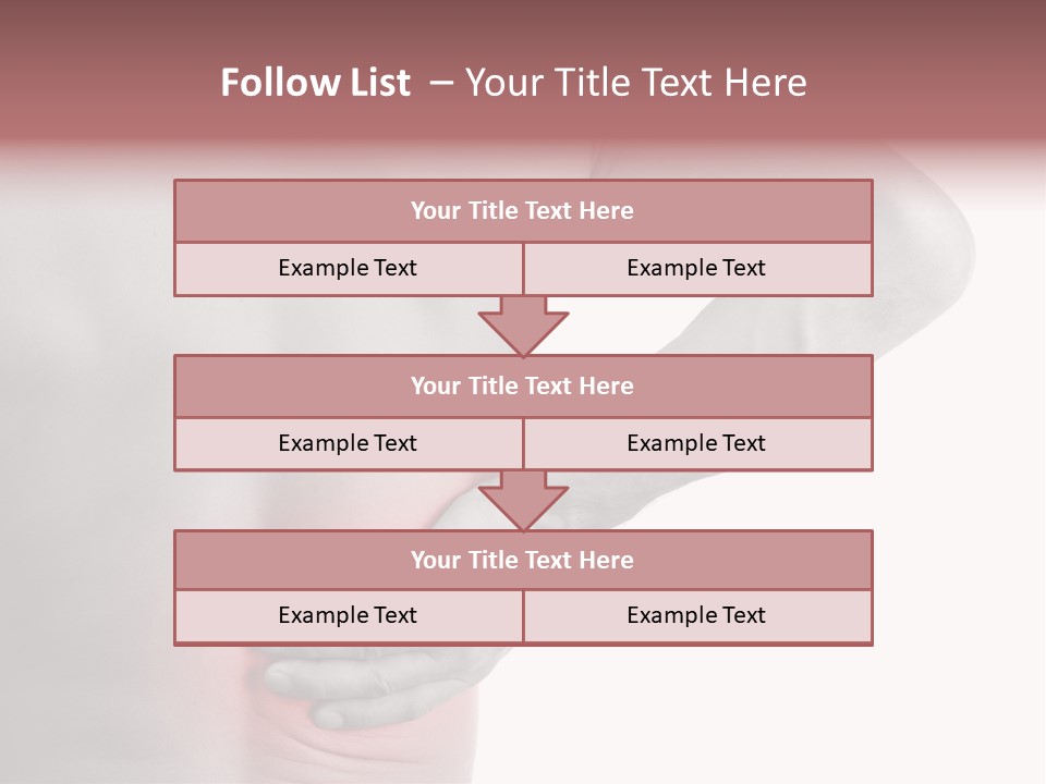 Shoulder Muscular Backache PowerPoint Template