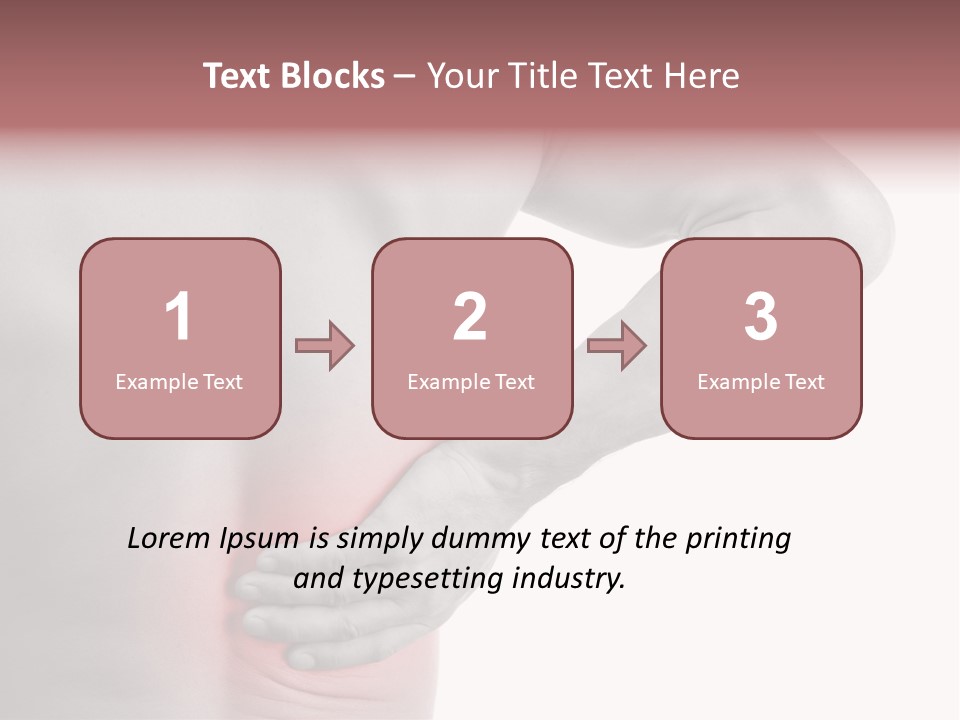 Shoulder Muscular Backache PowerPoint Template