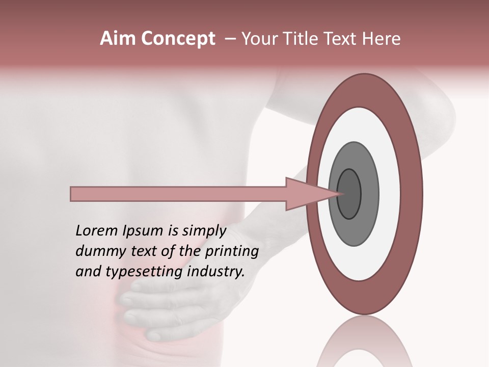 Shoulder Muscular Backache PowerPoint Template