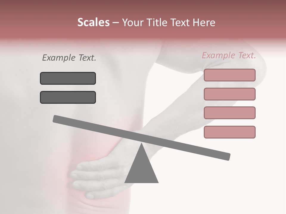 Shoulder Muscular Backache PowerPoint Template