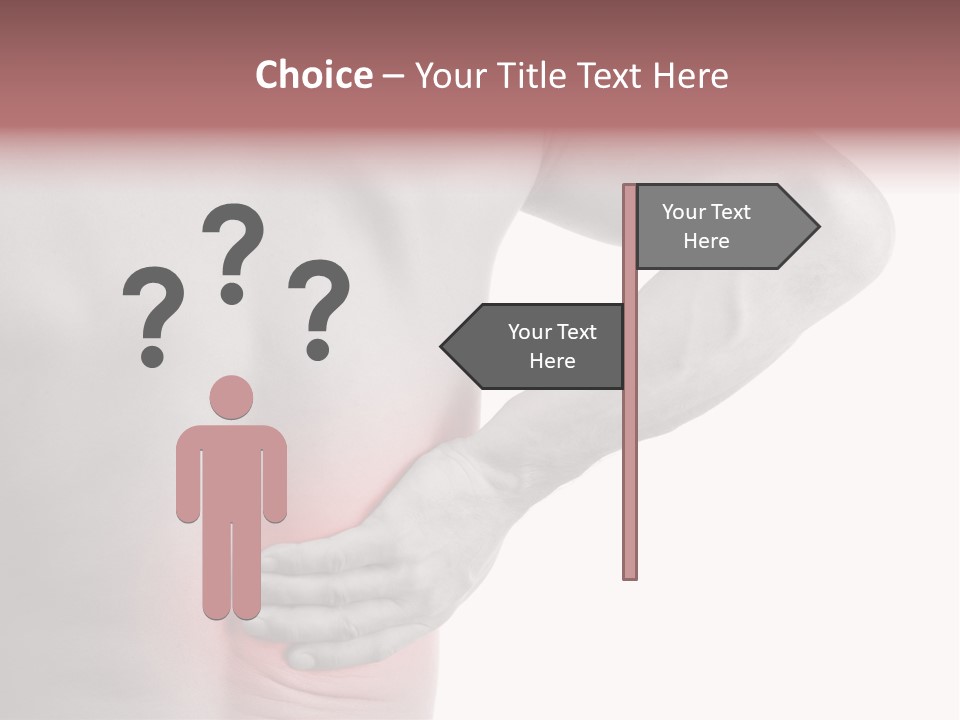 Shoulder Muscular Backache PowerPoint Template