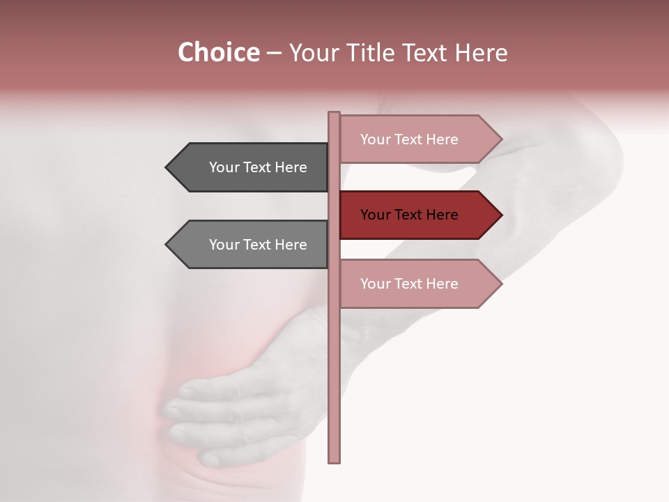 Shoulder Muscular Backache PowerPoint Template