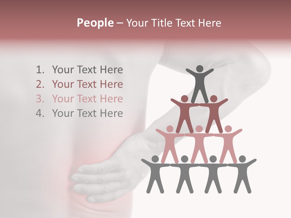 Shoulder Muscular Backache PowerPoint Template