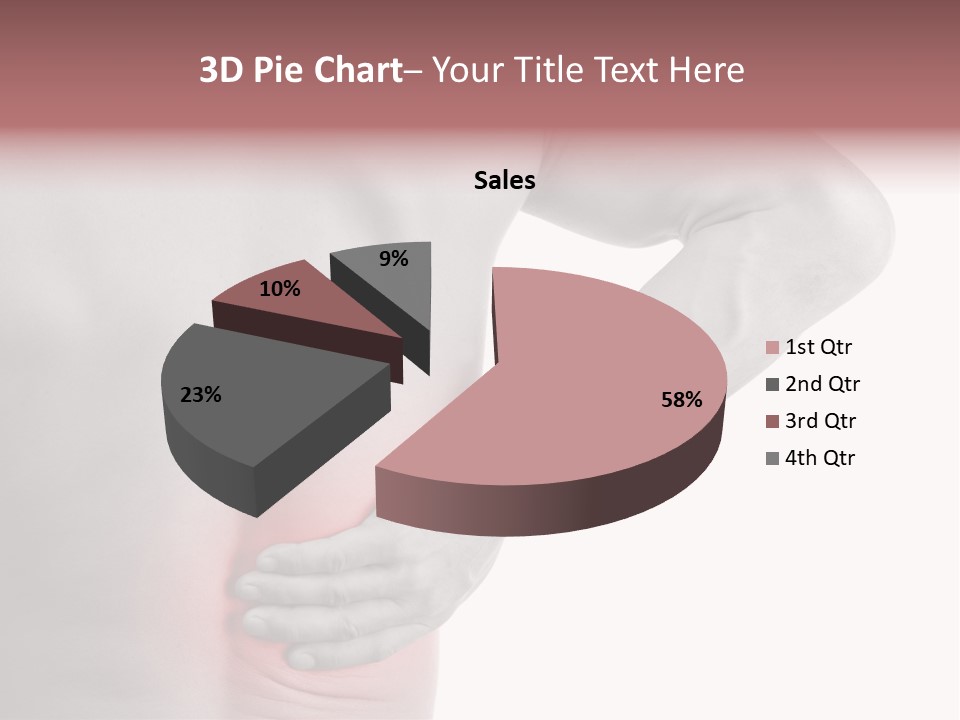 Shoulder Muscular Backache PowerPoint Template