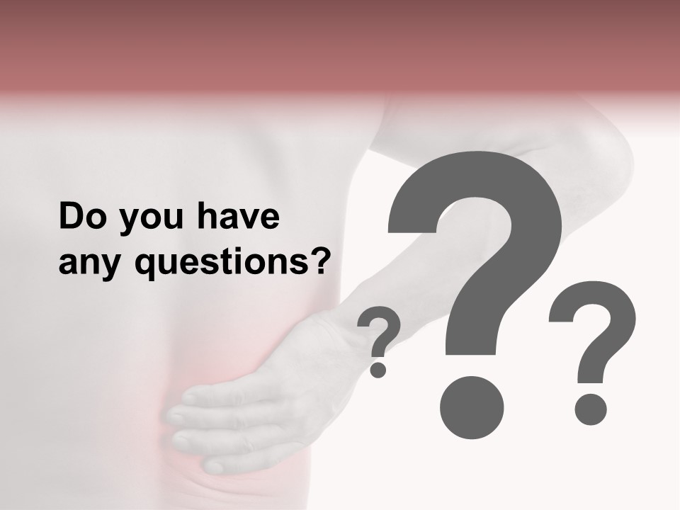 Shoulder Muscular Backache PowerPoint Template