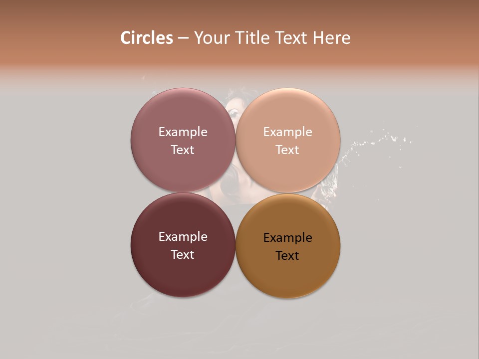 Female Studio Young PowerPoint Template