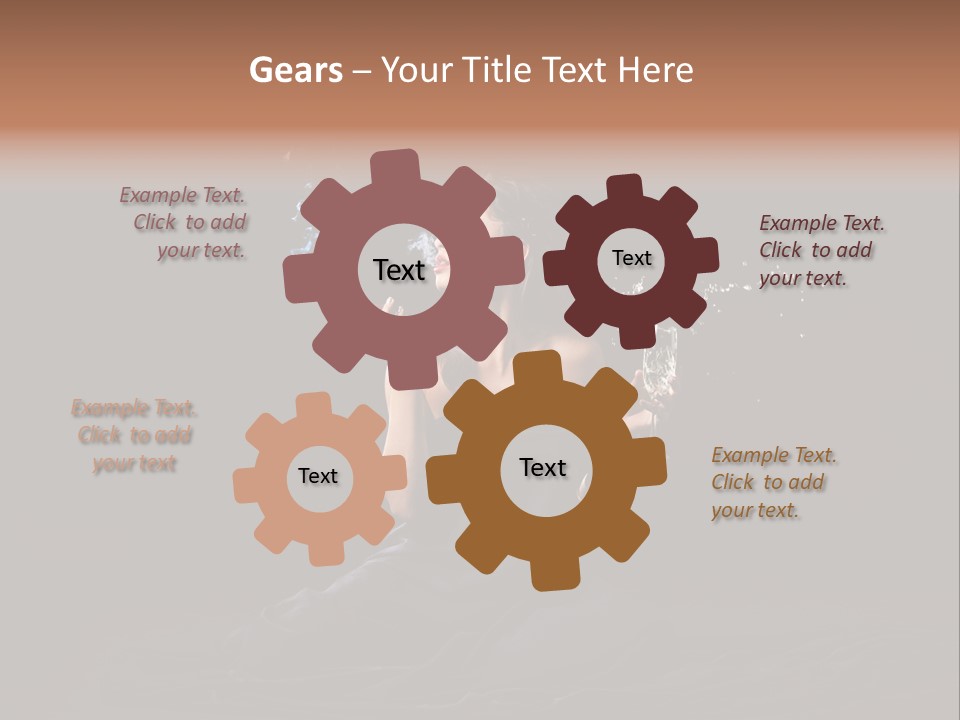 Female Studio Young PowerPoint Template