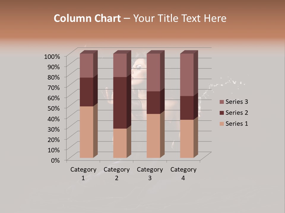 Female Studio Young PowerPoint Template