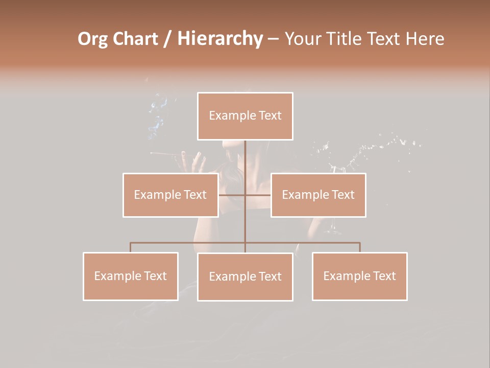 Female Studio Young PowerPoint Template
