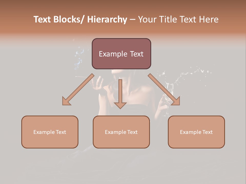 Female Studio Young PowerPoint Template