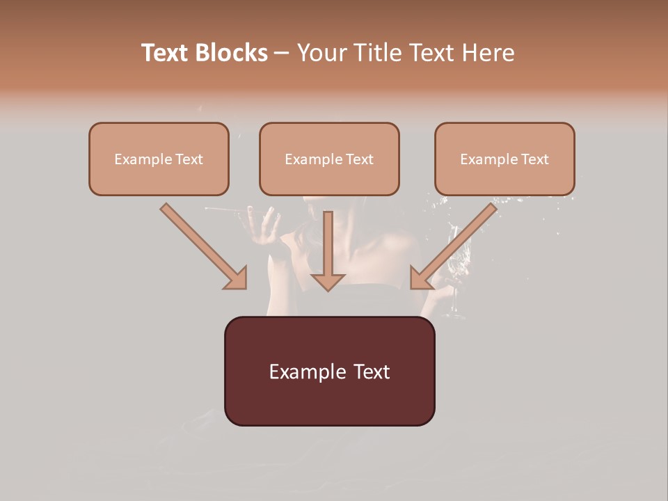 Female Studio Young PowerPoint Template