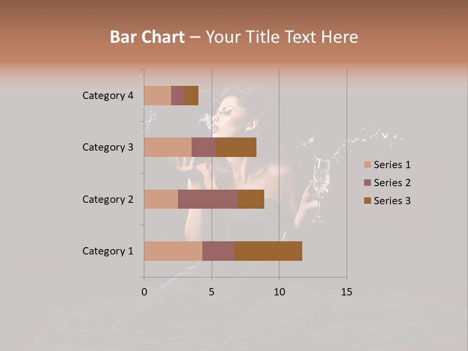 Female Studio Young PowerPoint Template