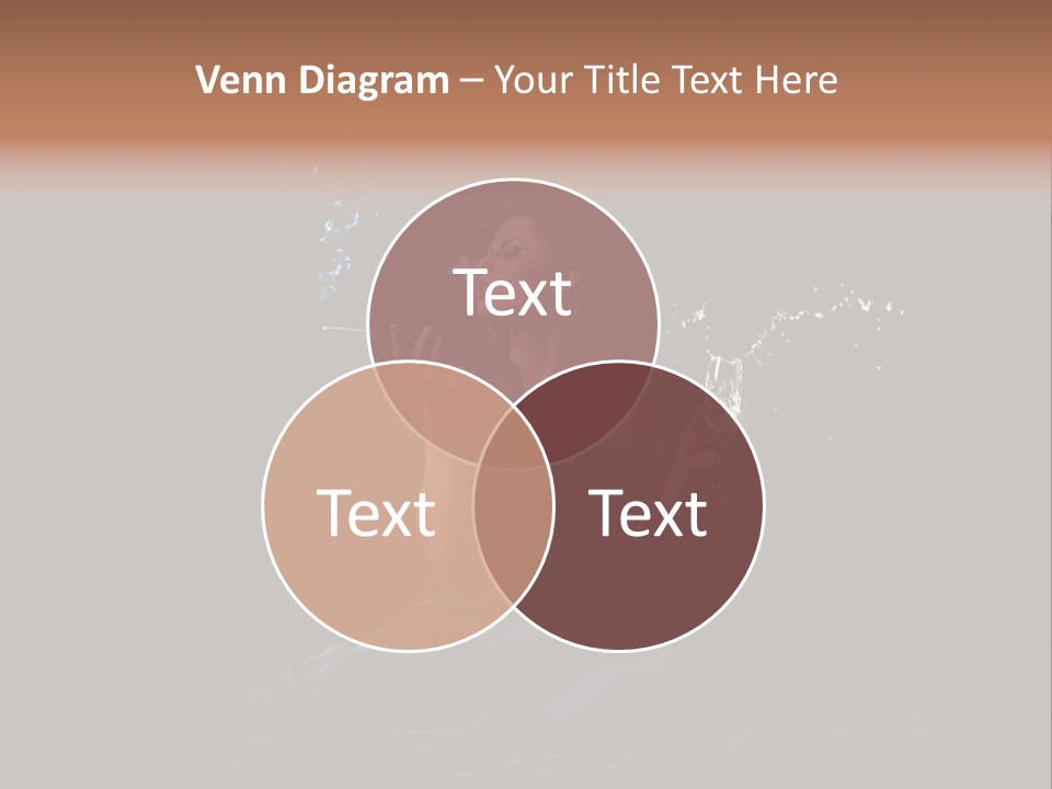 Female Studio Young PowerPoint Template