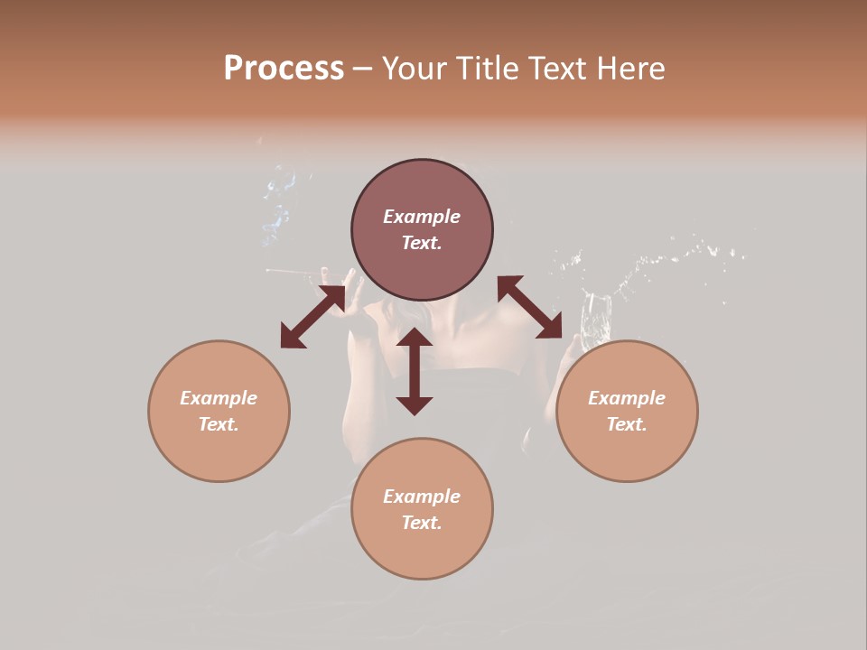 Female Studio Young PowerPoint Template